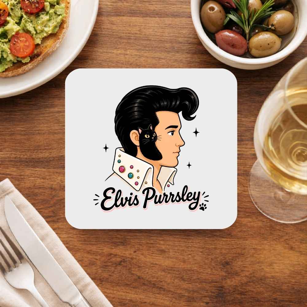 elvis presley purrsley coasters wooden table cups indian music band buy online india the banyan tee tbt men women girls boys unisex  