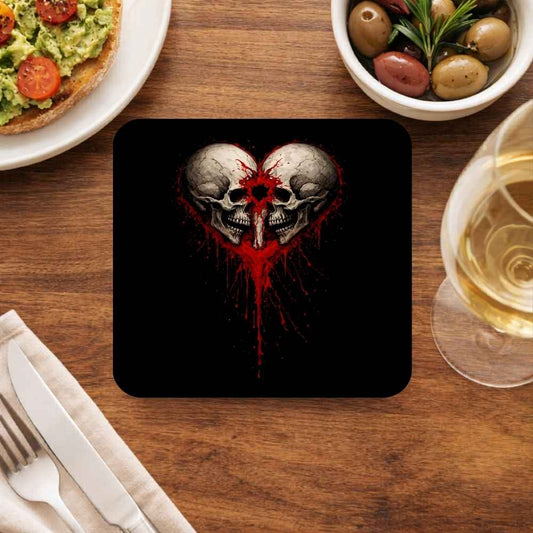 bullet for my valentine bullet heart coasters wooden table cups indian music band buy online india the banyan tee tbt men women girls boys unisex  