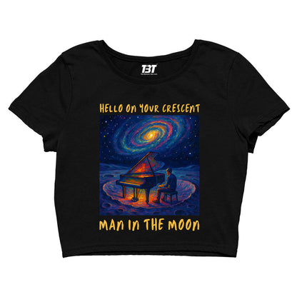 coldplay man in the moon crop top music band buy online india the banyan tee tbt men women girls boys unisex s 