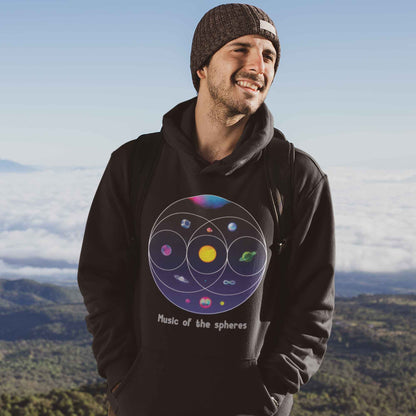 coldplay music of the spheres hoodie hooded sweatshirt winterwear music band buy online india the banyan tee tbt men women girls boys unisex black