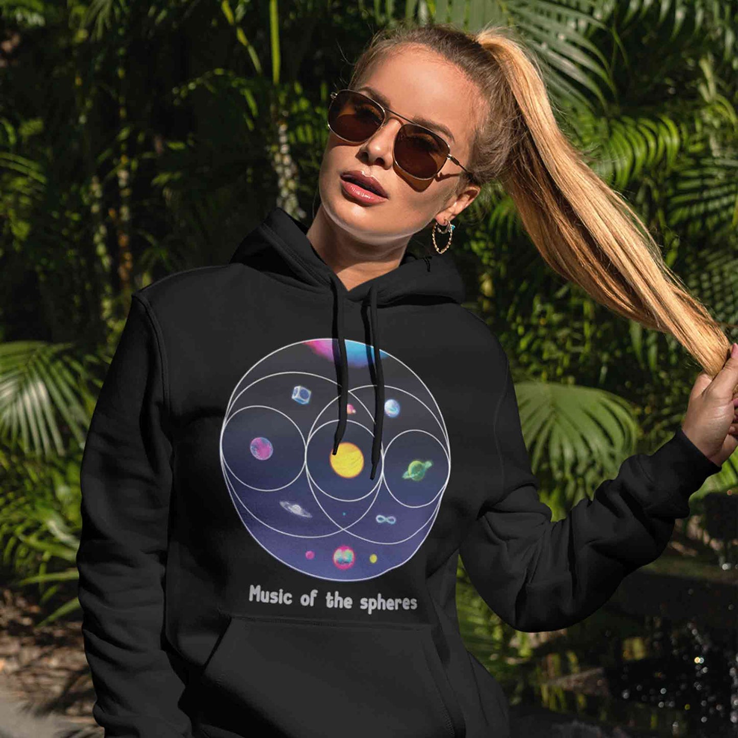 coldplay music of the spheres hoodie hooded sweatshirt winterwear music band buy online india the banyan tee tbt men women girls boys unisex black