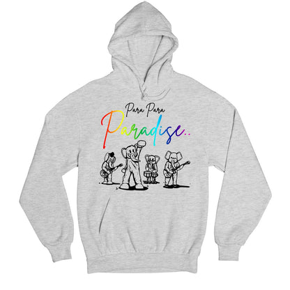 coldplay para para paradise hoodie hooded sweatshirt winterwear music band buy online india the banyan tee tbt men women girls boys unisex gray