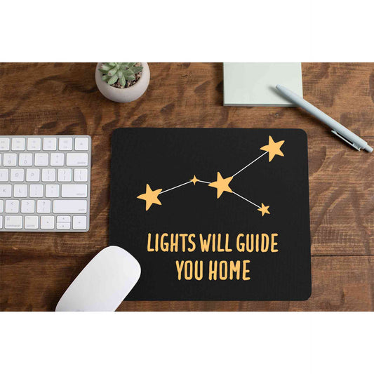 coldplay guiding lights mousepad logitech large anime music band buy online india the banyan tee tbt men women girls boys unisex  