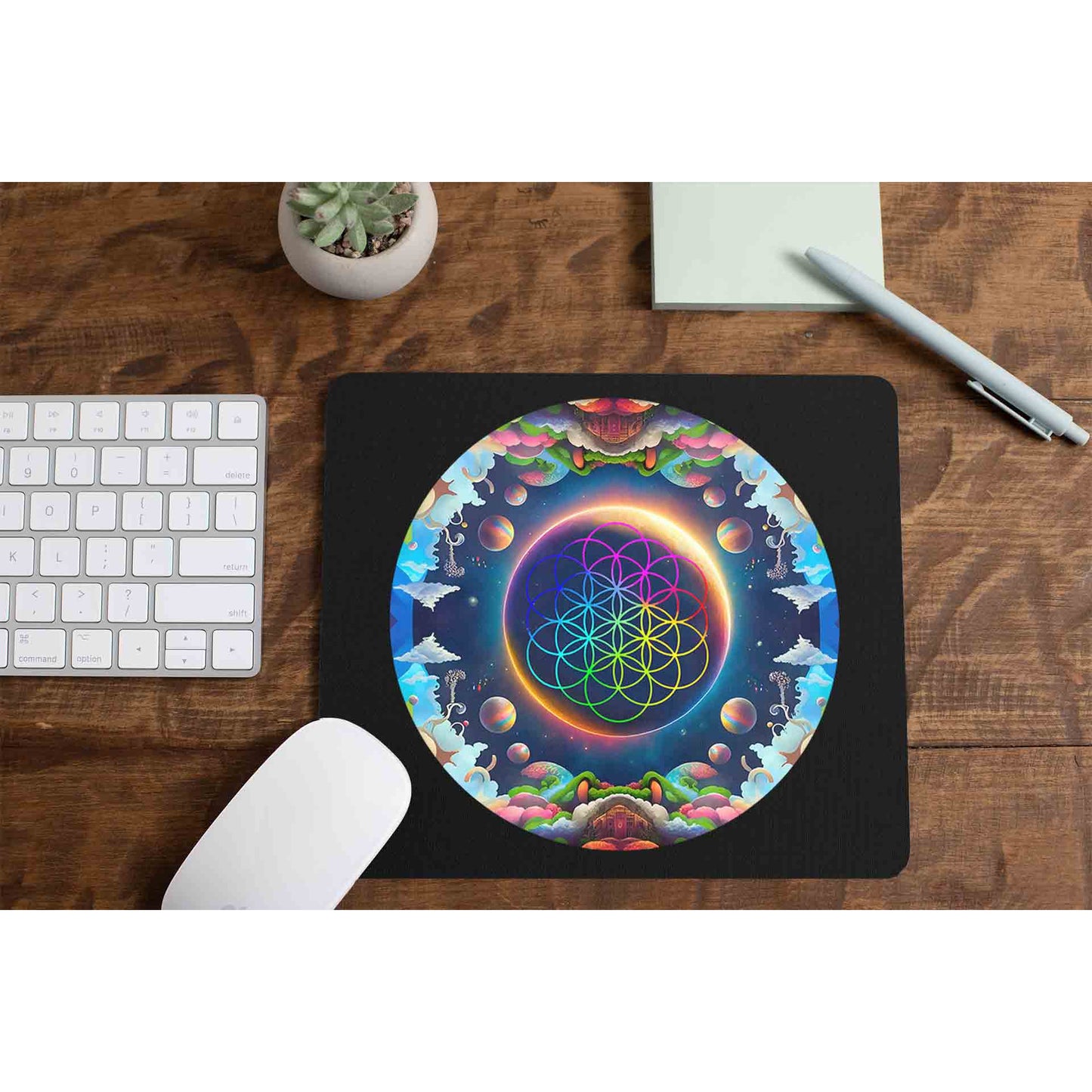 coldplay kaleidoscopic dreams mousepad logitech large anime music band buy online india the banyan tee tbt men women girls boys unisex