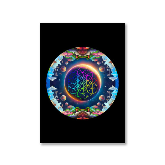 coldplay kaleidoscopic dreams poster wall art buy online india the banyan tee tbt a4