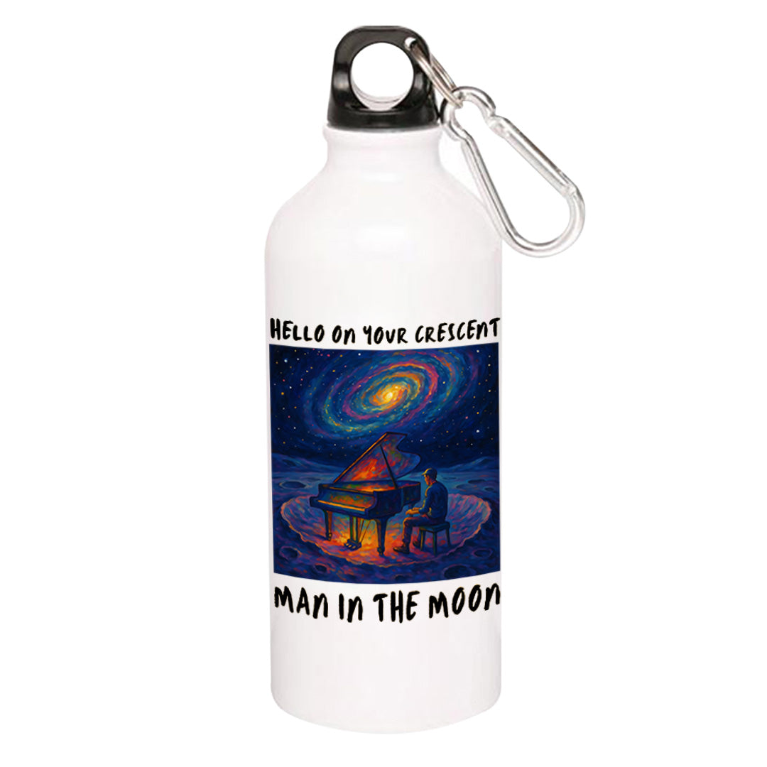 coldplay man in the moon sipper steel water bottle flask gym shaker music band buy online india the banyan tee tbt men women girls boys unisex  