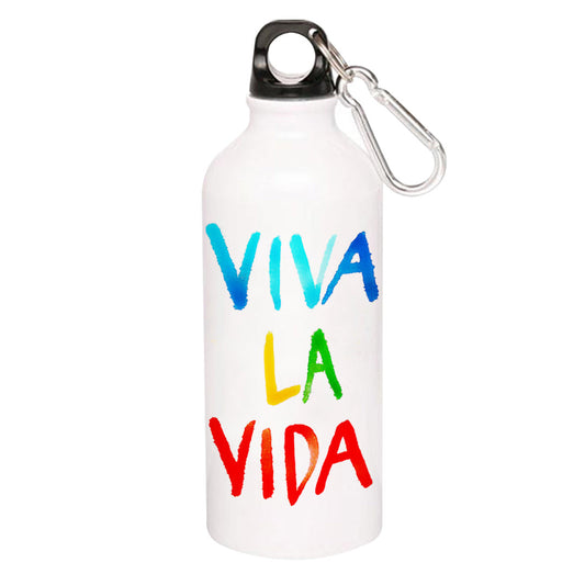 coldplay viva la vida sipper steel water bottle flask gym shaker music band buy online india the banyan tee tbt men women girls boys unisex