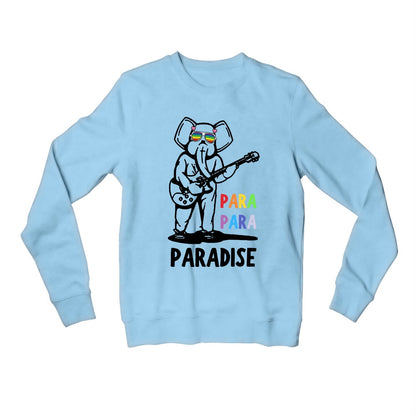 coldplay chasing paradise sweatshirt upper winterwear music band buy online india the banyan tee tbt men women girls boys unisex baby blue