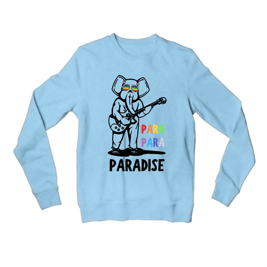 coldplay chasing paradise sweatshirt upper winterwear music band buy online india the banyan tee tbt men women girls boys unisex baby blue 