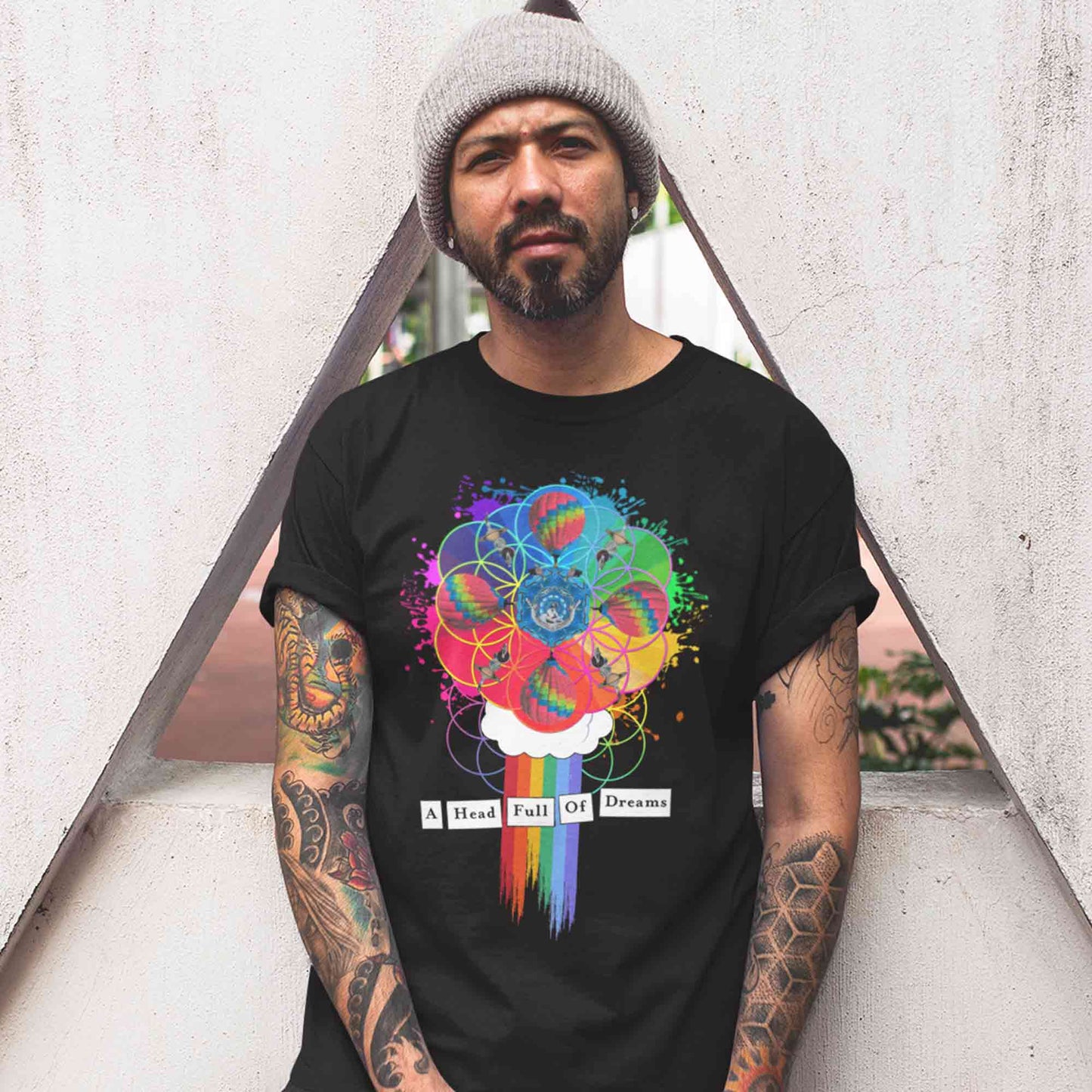 coldplay a head full of dreams t-shirt music band buy online india the banyan tee tbt men women girls boys unisex black