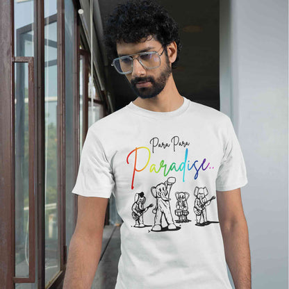 coldplay para para paradise t-shirt music band buy online india the banyan tee tbt men women girls boys unisex white