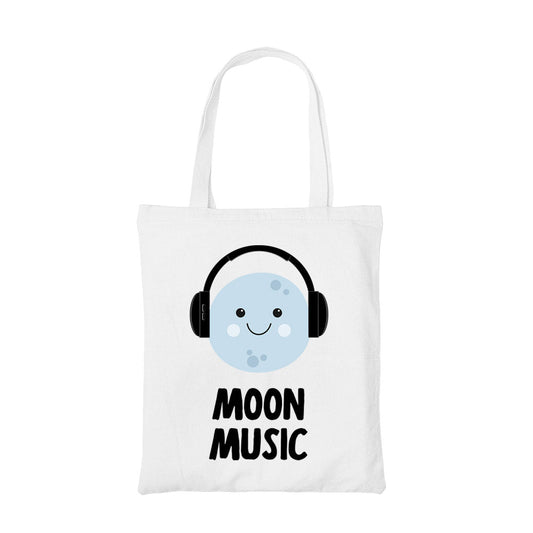 coldplay moon tunes tote bag cotton printed music band buy online india the banyan tee tbt men women girls boys unisex  