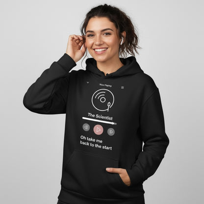 coldplay the scientist hoodie hooded sweatshirt winterwear music band buy online india the banyan tee tbt men women girls boys unisex black