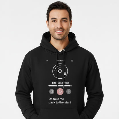 coldplay the scientist hoodie hooded sweatshirt winterwear music band buy online india the banyan tee tbt men women girls boys unisex black
