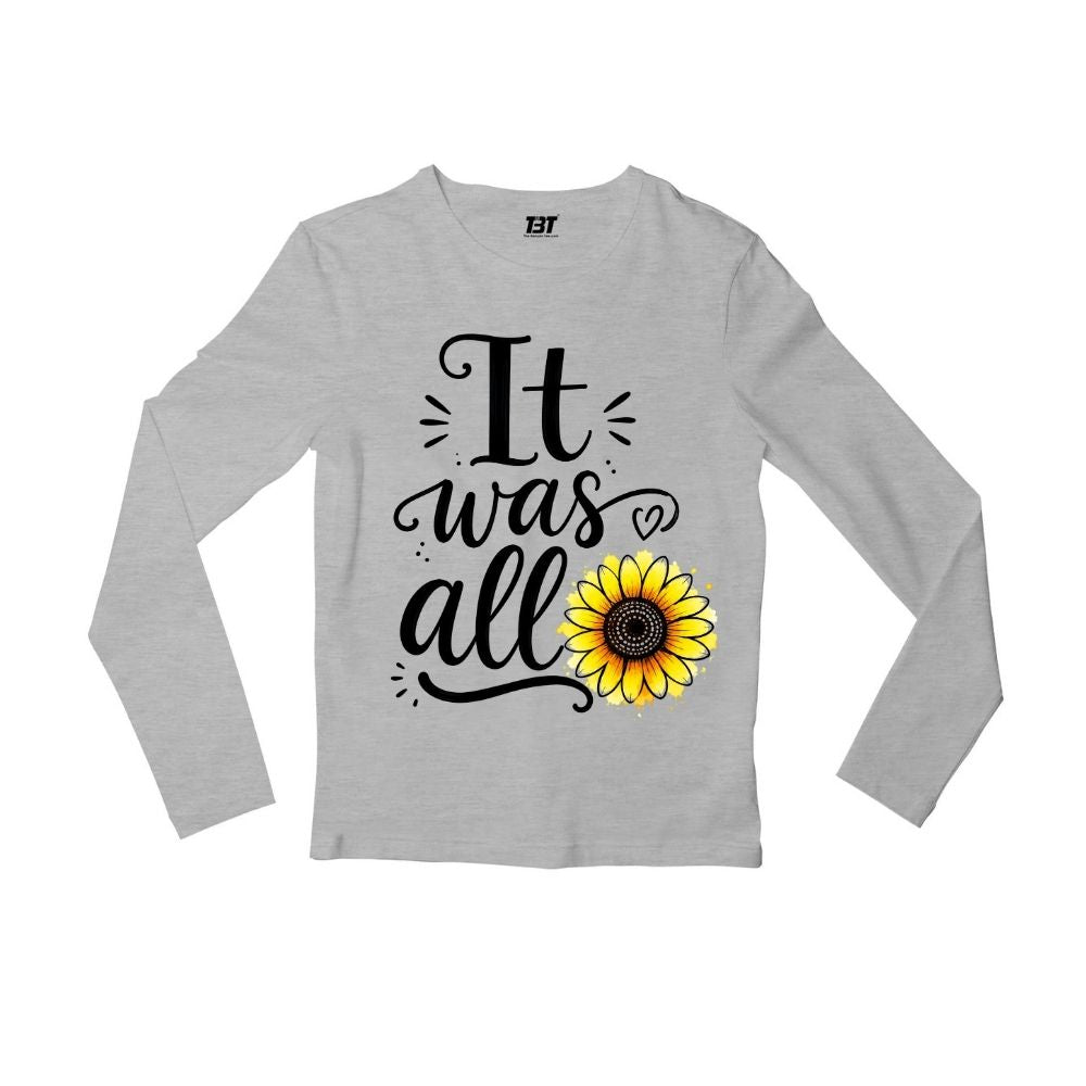 coldplay it was all full sleeves long sleeves music band buy online india the banyan tee tbt men women girls boys unisex gray 