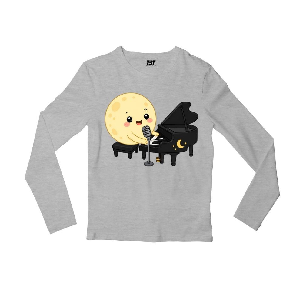 coldplay moon tunes full sleeves long sleeves music band buy online india the banyan tee tbt men women girls boys unisex gray 
