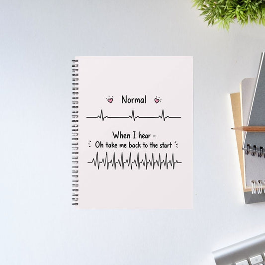 coldplay my heartbeat notebook notepad diary buy online india the banyan tee tbt unruled 