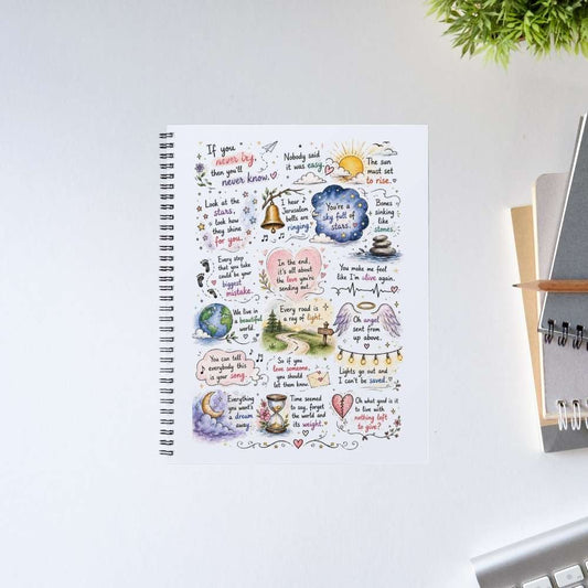 coldplay head full of doodle notebook notepad diary buy online india the banyan tee tbt unruled 
