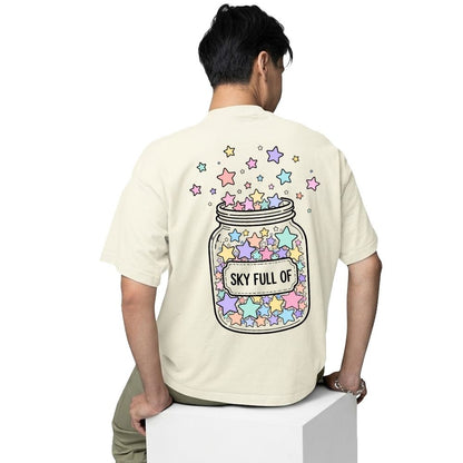 coldplay starry sky oversized t shirt 