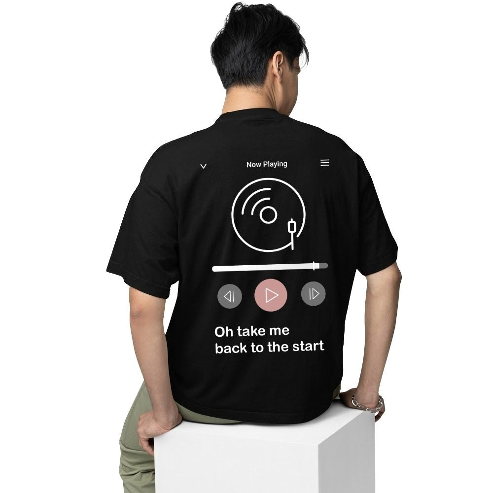 coldplay now playing oversized t shirt 