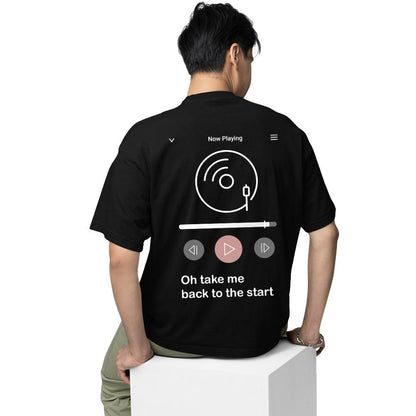 coldplay now playing oversized t shirt 