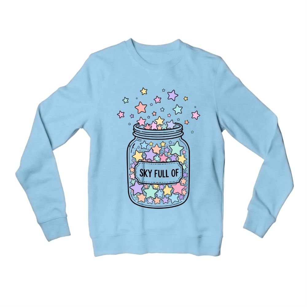 coldplay starry sky sweatshirt upper winterwear music band buy online india the banyan tee tbt men women girls boys unisex baby blue 