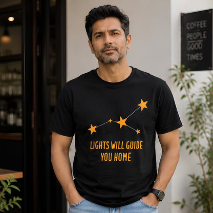 coldplay guiding lights t-shirt music band buy online india the banyan tee tbt men women girls boys unisex black