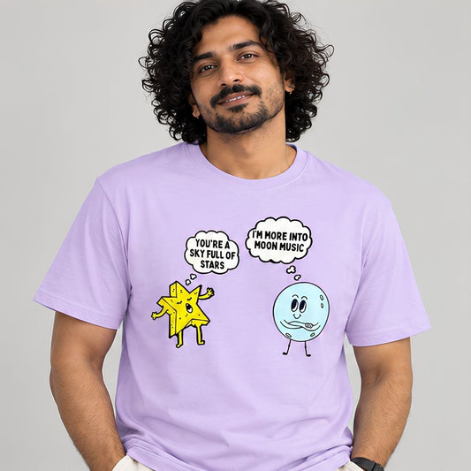 coldplay more into moon music t-shirt music band buy online india the banyan tee tbt men women girls boys unisex lavender