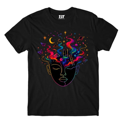 coldplay technicolor dreams t-shirt music band buy online india the banyan tee tbt men women girls boys unisex black