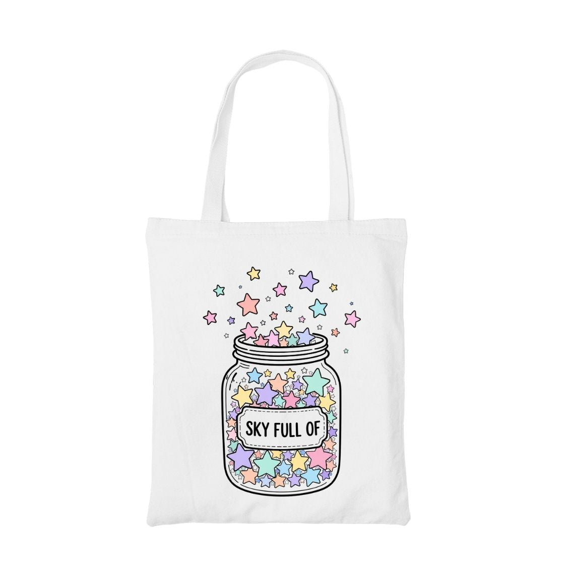 coldplay starry sky tote bag cotton printed music band buy online india the banyan tee tbt men women girls boys unisex  