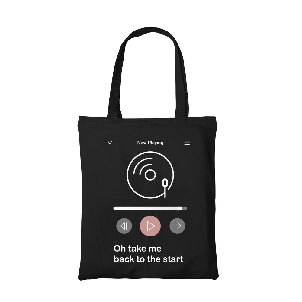 coldplay now playing tote bag cotton printed music band buy online india the banyan tee tbt men women girls boys unisex  
