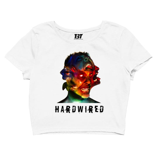 Metallica Crop Top Merchandise Clothing Apparel - Hardwired Crop Top The Banyan Tee TBT