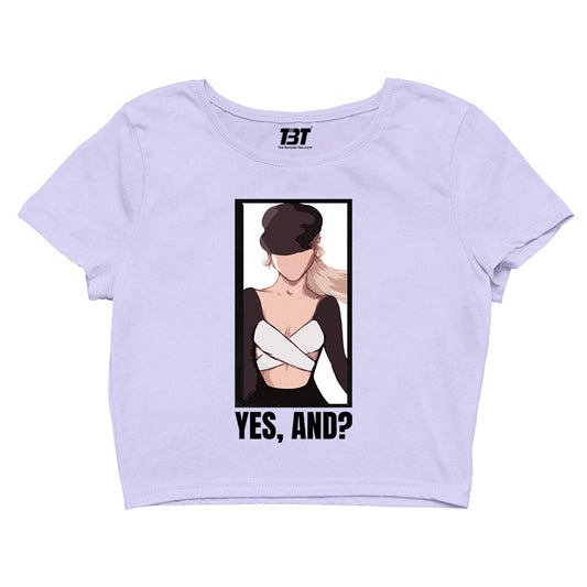 ariana grande yes and crop top music band buy online india the banyan tee tbt men women girls boys unisex baby pink