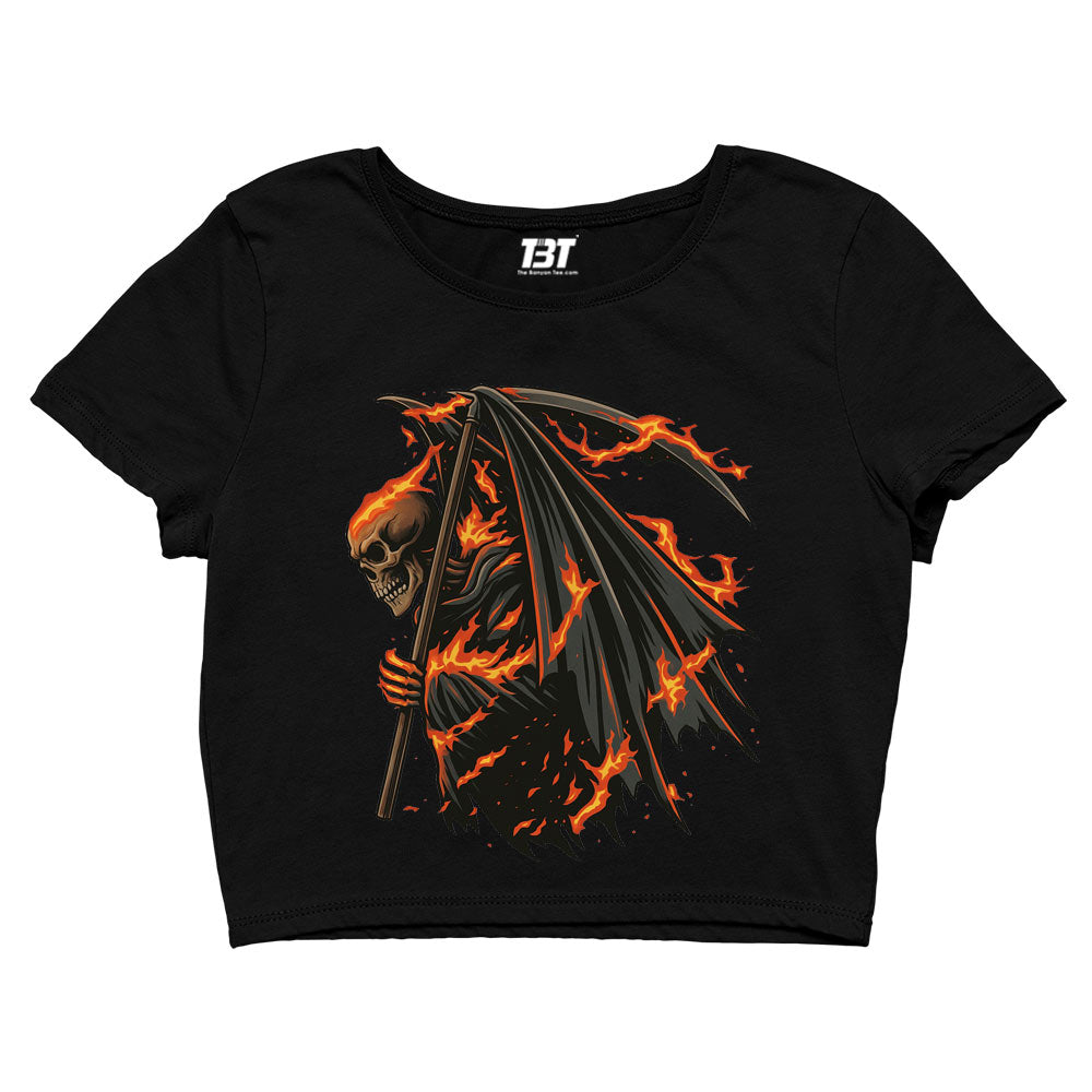 avenged sevenfold shepherd of fire crop top music band buy online india the banyan tee tbt men women girls boys unisex black