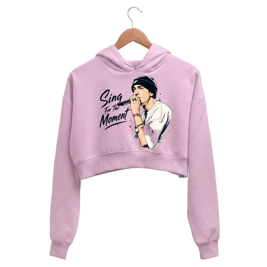 eminem sing for the moment crop hoodie hooded sweatshirt upper winterwear music band buy online india the banyan tee tbt men women girls boys unisex baby pink 