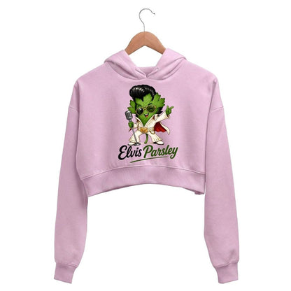 elvis presley parsley crop hoodie hooded sweatshirt upper winterwear music band buy online india the banyan tee tbt men women girls boys unisex baby pink 