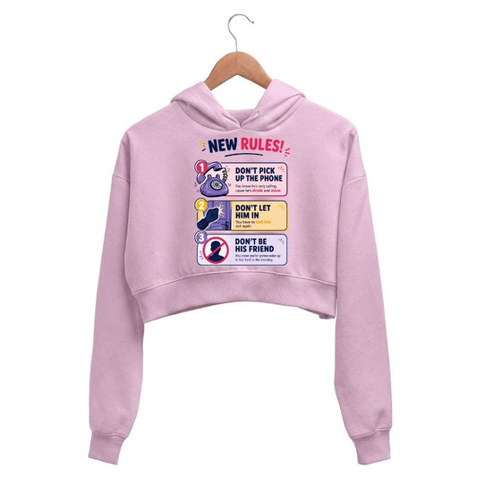 dua lipa new rules crop hoodie hooded sweatshirt upper winterwear music band buy online india the banyan tee tbt men women girls boys unisex baby pink 