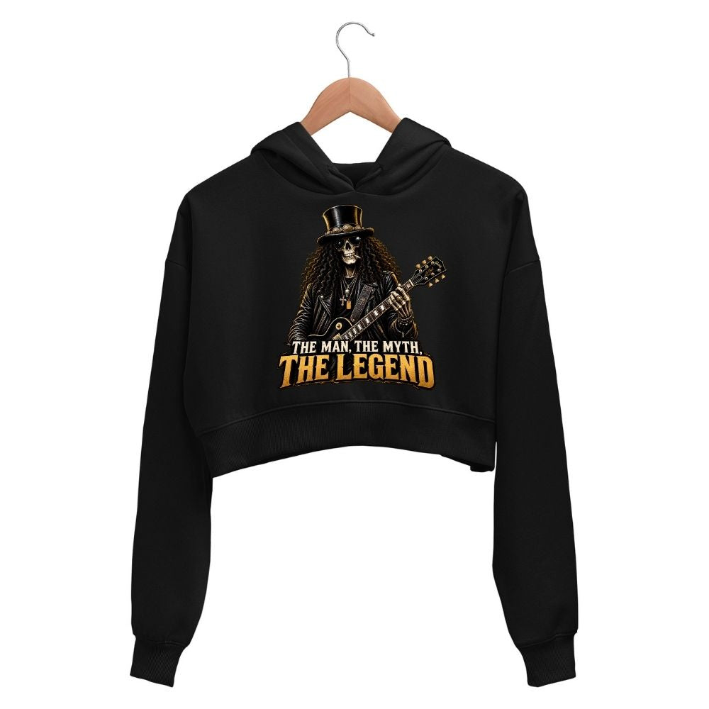 guns n' roses the guitar legend crop hoodie hooded sweatshirt upper winterwear music band buy online india the banyan tee tbt men women girls boys unisex black 