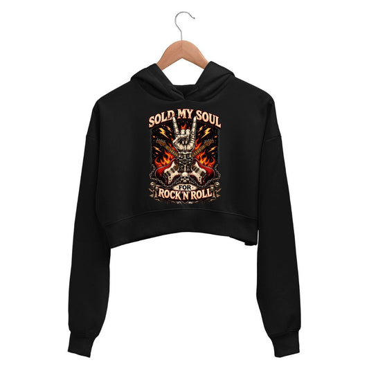 black sabbath sold my soul crop hoodie hooded sweatshirt upper winterwear music band buy online india the banyan tee tbt men women girls boys unisex black 