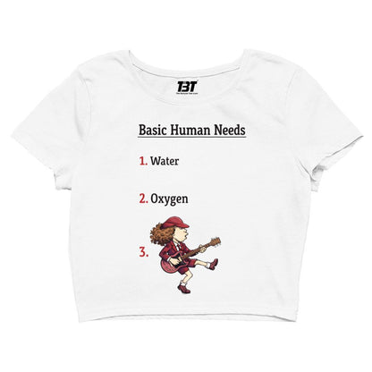 ac/dc basic human needs crop top music band buy online india the banyan tee tbt men women girls boys unisex s 