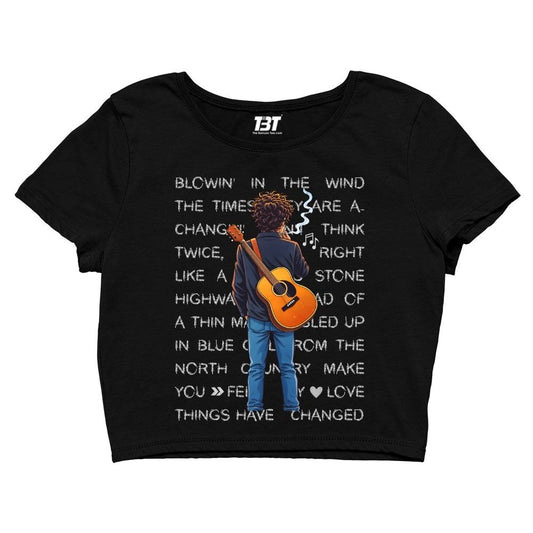 bob dylan dylanite crop top music band buy online india the banyan tee tbt men women girls boys unisex s 
