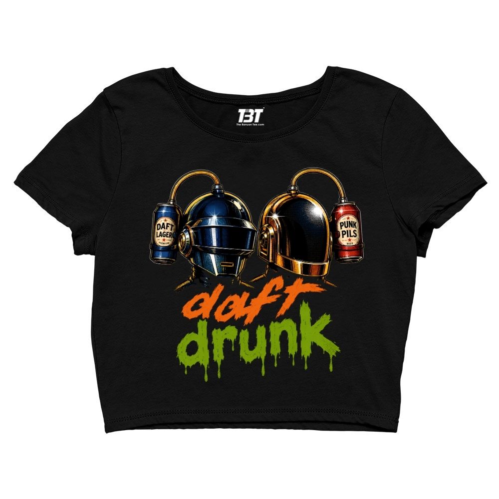 daft punk daft drunk crop top music band buy online india the banyan tee tbt men women girls boys unisex s 