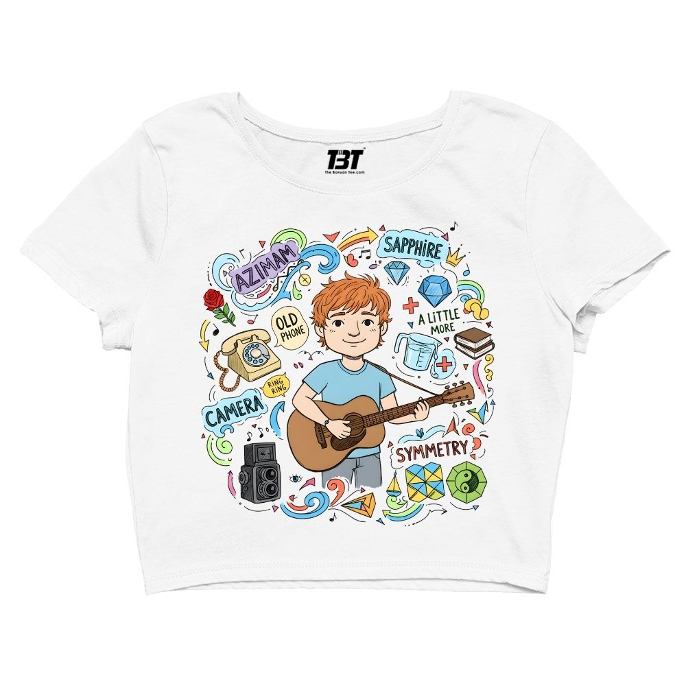 ed sheeran gingerverse crop top music band buy online india the banyan tee tbt men women girls boys unisex s 