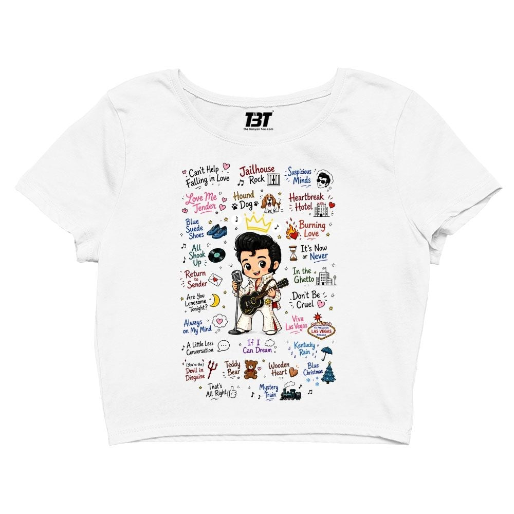 elvis presley rockabilly doodle crop top music band buy online india the banyan tee tbt men women girls boys unisex s 