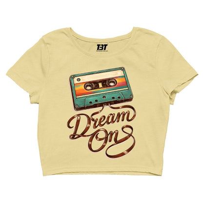 aerosmith dream on crop top music band buy online india the banyan tee tbt men women girls boys unisex s 