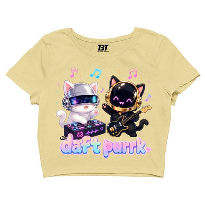 daft punk daft purrk crop top music band buy online india the banyan tee tbt men women girls boys unisex s 
