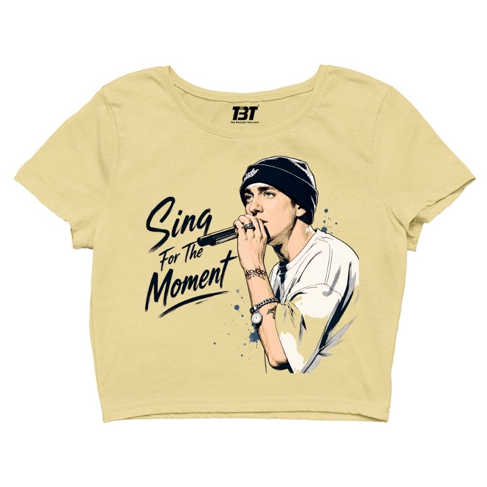 eminem sing for the moment crop top music band buy online india the banyan tee tbt men women girls boys unisex s 