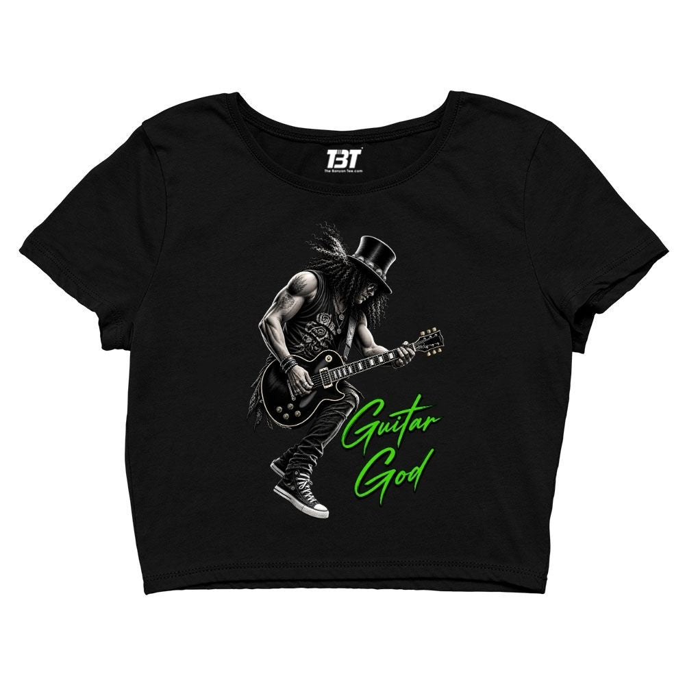 guns n' roses guitar god crop top music band buy online india the banyan tee tbt men women girls boys unisex s 