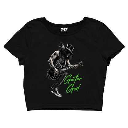 guns n' roses guitar god crop top music band buy online india the banyan tee tbt men women girls boys unisex s 
