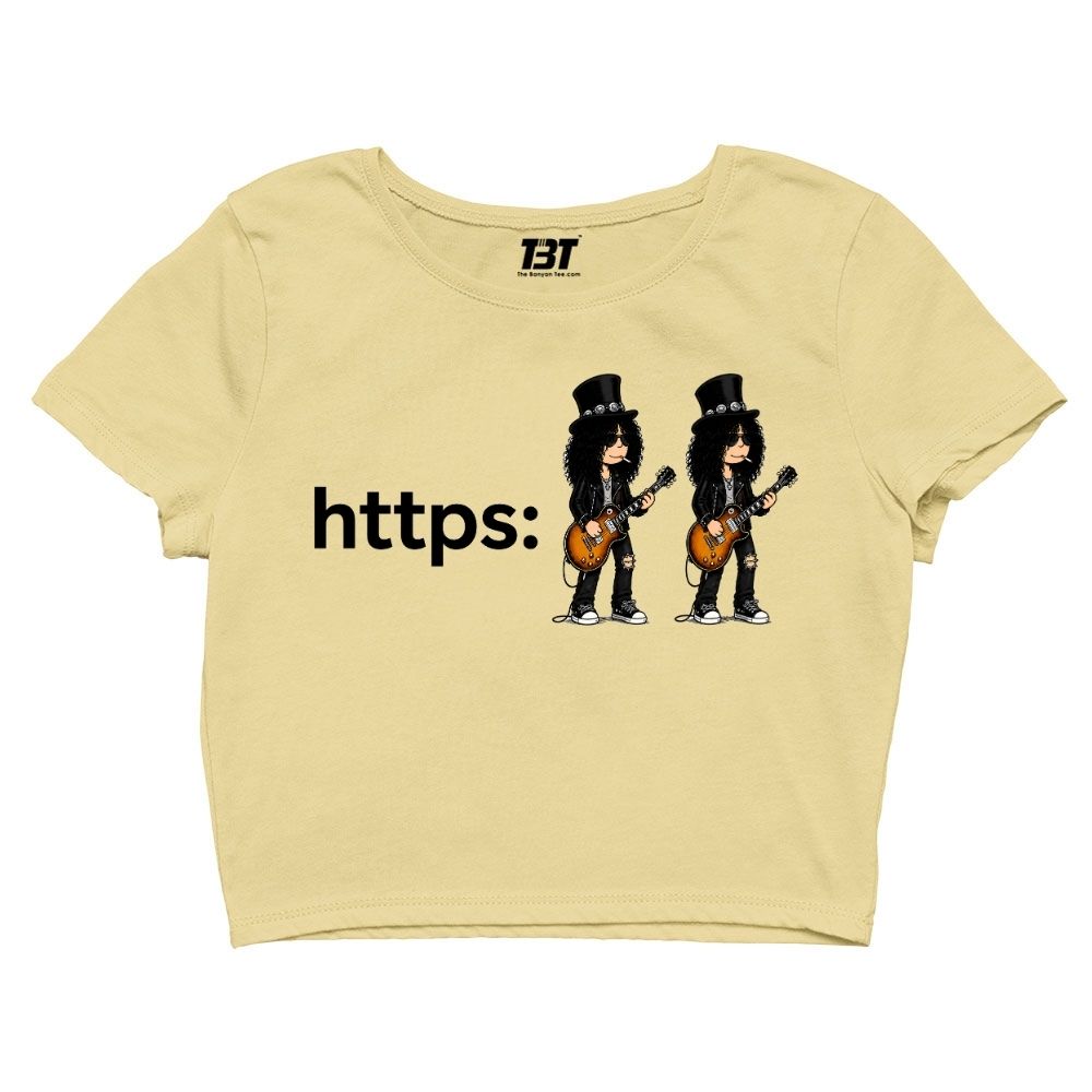 guns n' roses forward slash crop top music band buy online india the banyan tee tbt men women girls boys unisex s 